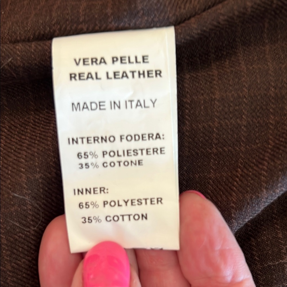 Tan Leather Jacket - Picture 8 of 10